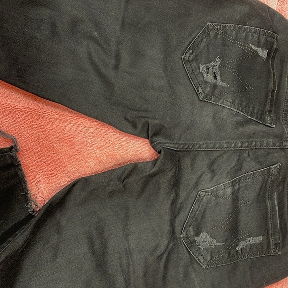 EUC Mother black skinny cropped skinny jeans 25 - Picture 15 of 16